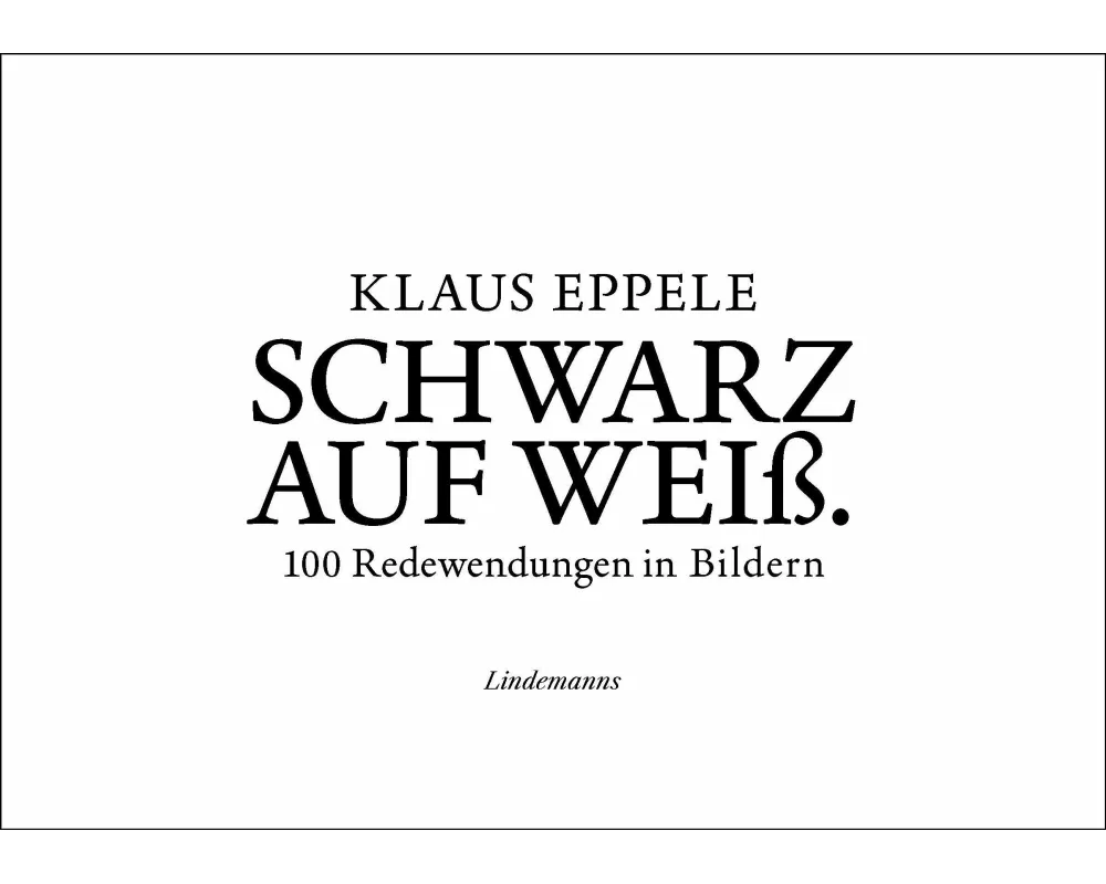 Schwarz auf Weiß