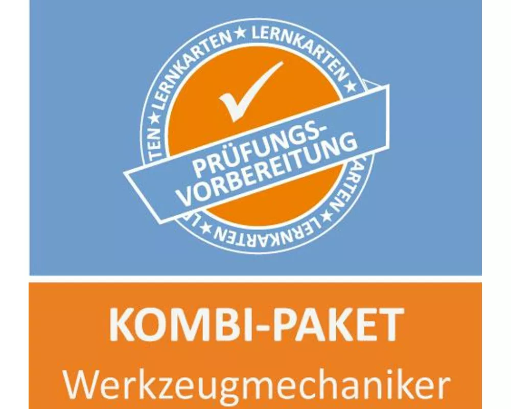 AzubiShop24.de Kombi-Paket Lernkarten Werkzeugmechaniker /in Azsbildung