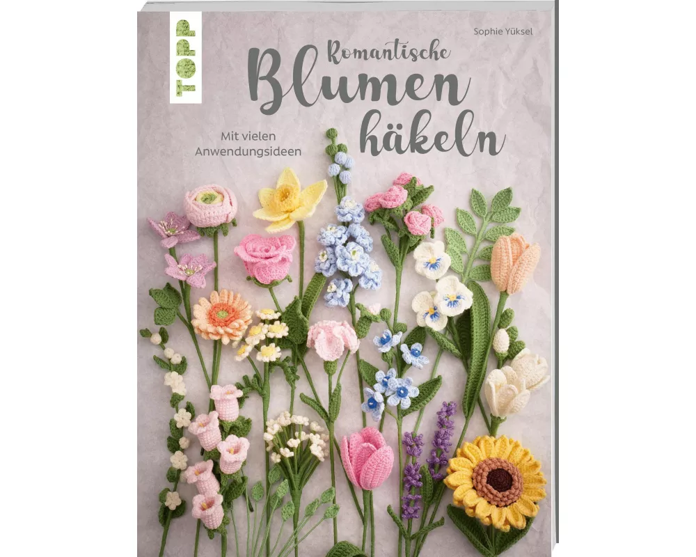 Romantische Blumen häkeln