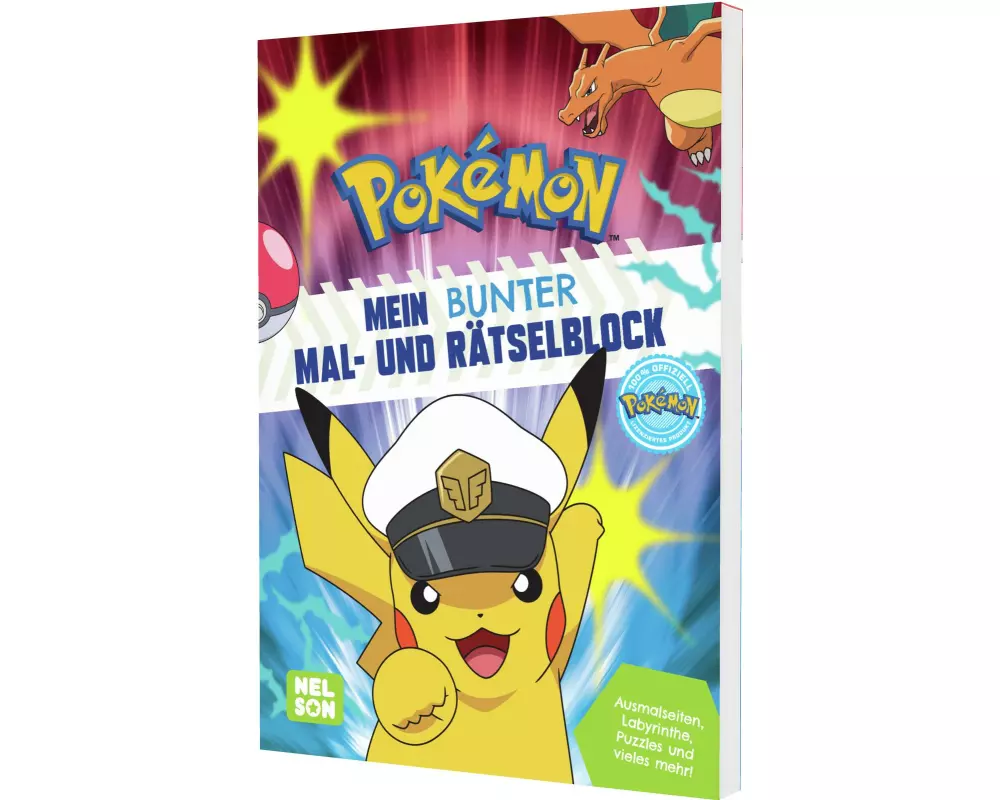 Pokémon Activity-Buch: Pokémon Mein bunter Mal- und Rätselblock