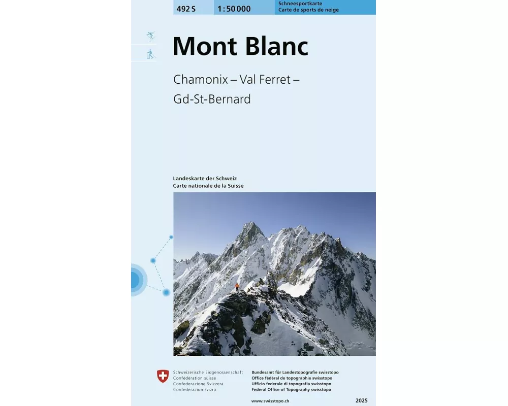492S Mont Blanc Schneesportkarte