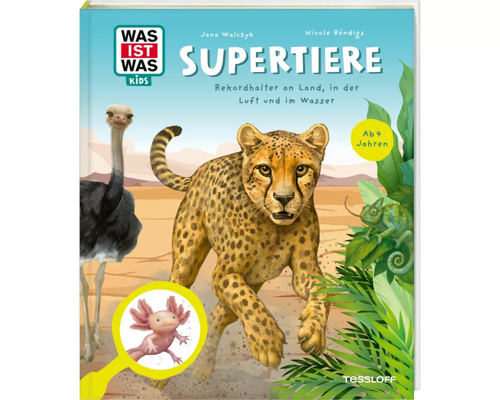 WAS IST WAS Kids Supertiere. Rekordhalter an Land, in der Luft und im Wasser