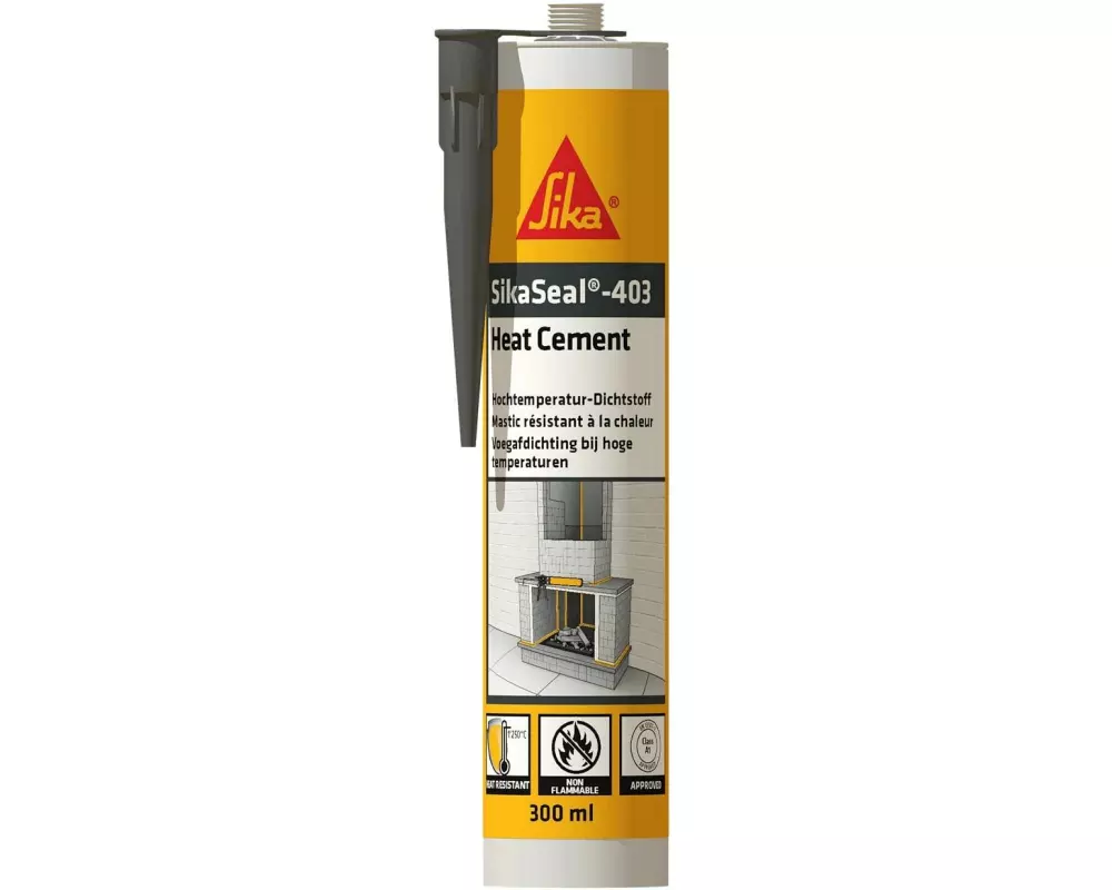 Sika SikaSeal-403 Hitzebeständig Schwarz 300 ml