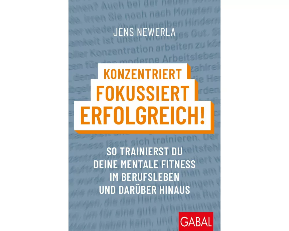 Konzentriert, fokussiert, erfolgreich!