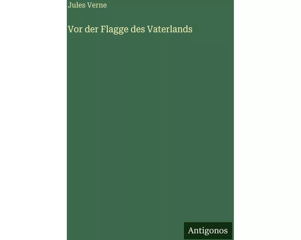 Vor der Flagge des Vaterlands