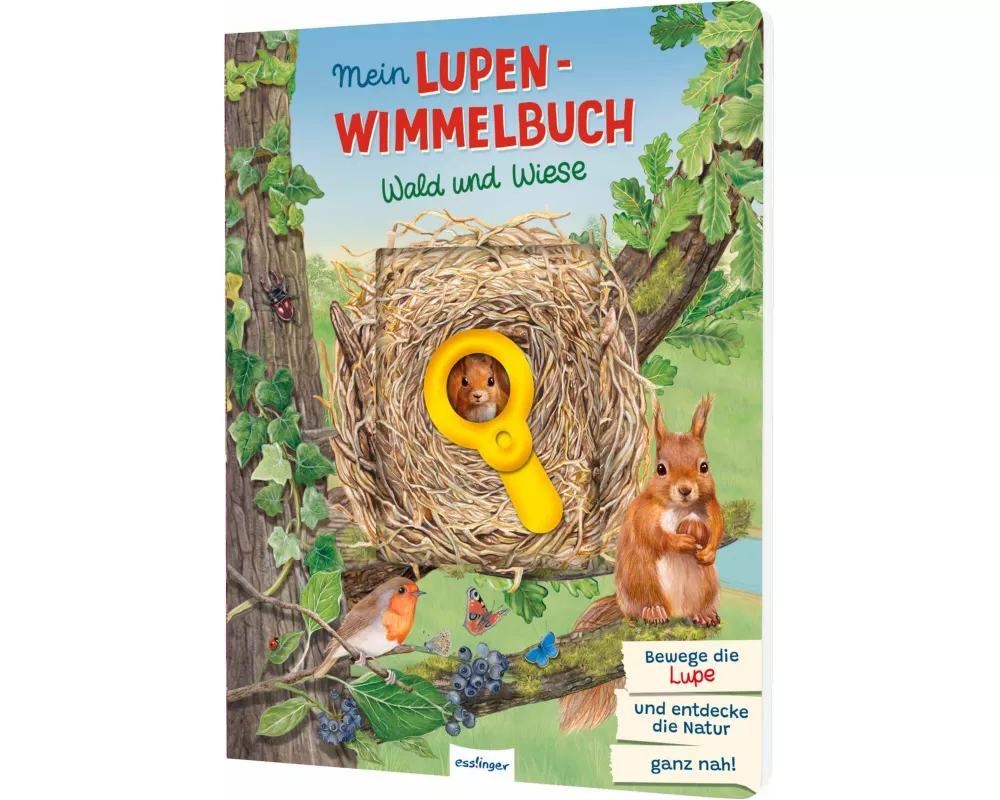 Mein Lupen-Wimmelbuch: Wald und Wiese