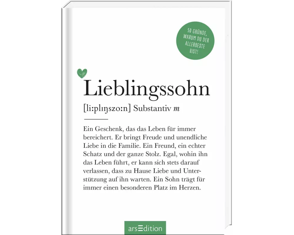 Lieblingssohn (Substantiv, m)