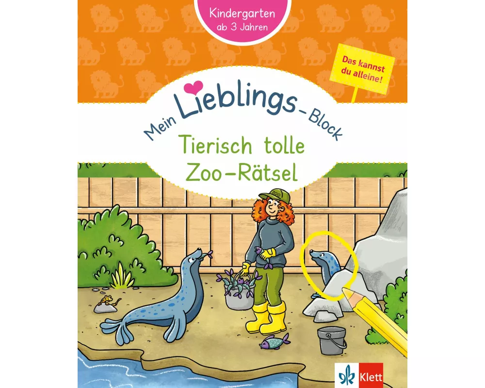 Klett Mein Lieblings-Block: Tierisch tolle Zoo-Rätsel
