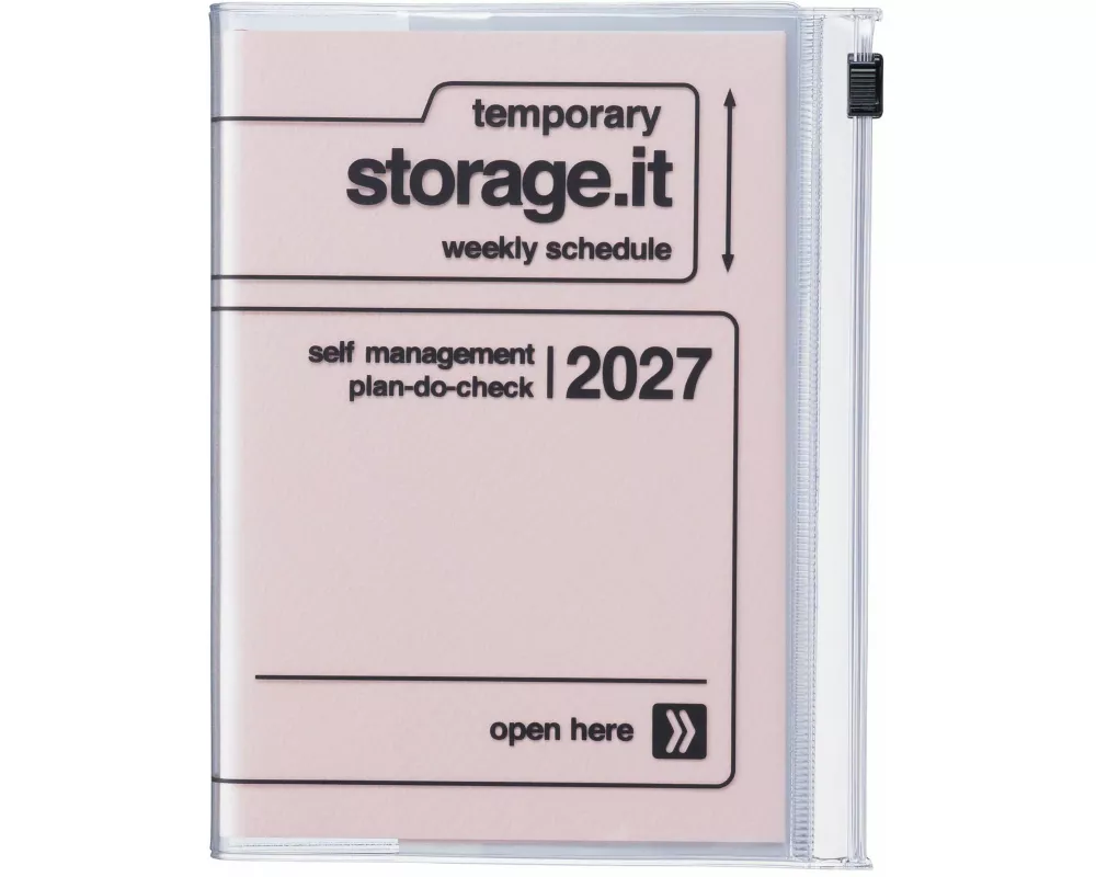 MARK'S 2026/27 Diary A6 Storage.it // Pink