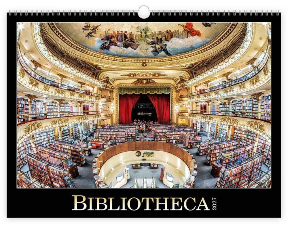 TRÖTSCH - Wandkalender Bibliotheca 2027