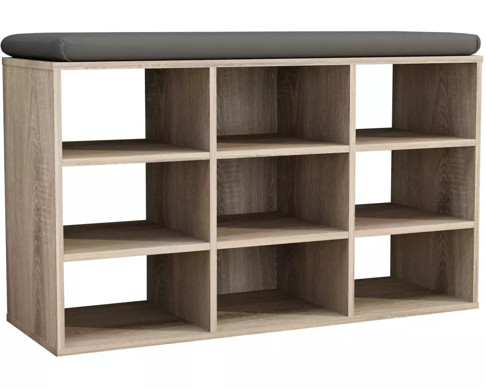 VCM Schuhregal Hinsol XS 80 x 50 cm, Sonoma Eiche