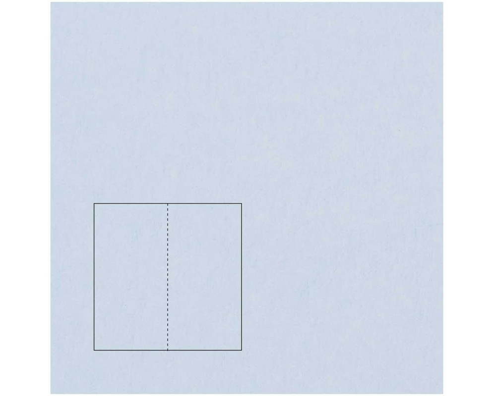 Rico Design Paper Poetry Essentials DL Klappkarte lang A6, Hellblau