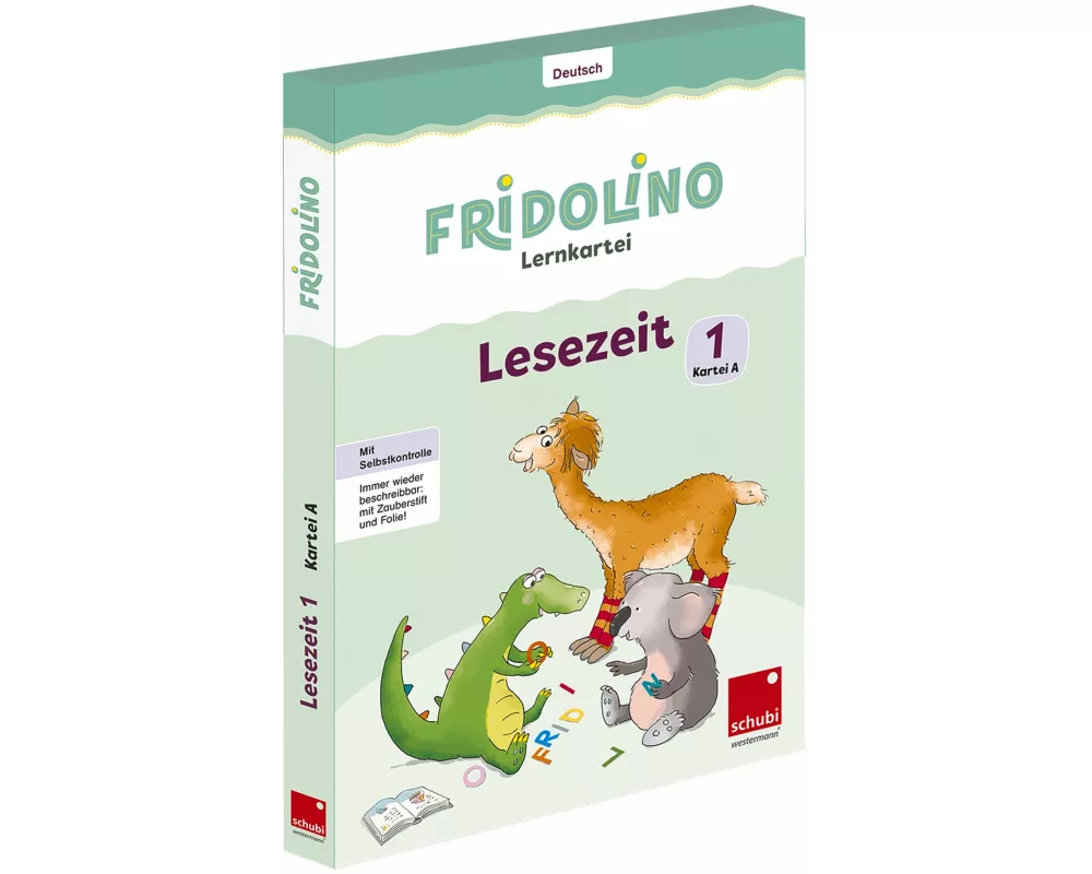 Fridolino-Lernkartei. Lesezeit 1. Schuljahr (Box A)