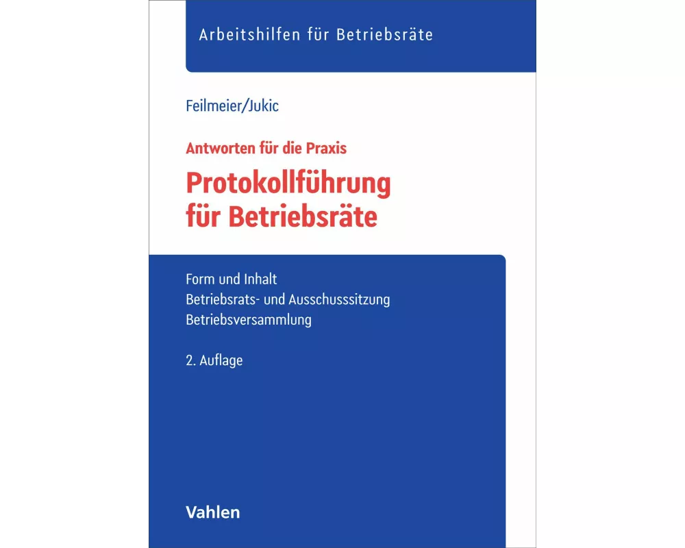 Protokollführung für Betriebsräte