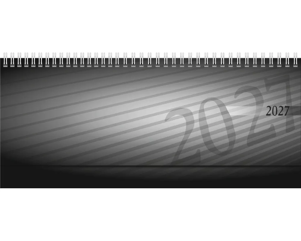 rido/idé 7036102907 Querterminbuch Mod. septant 2027 305×105 mm, Kunststoff, anthrazit