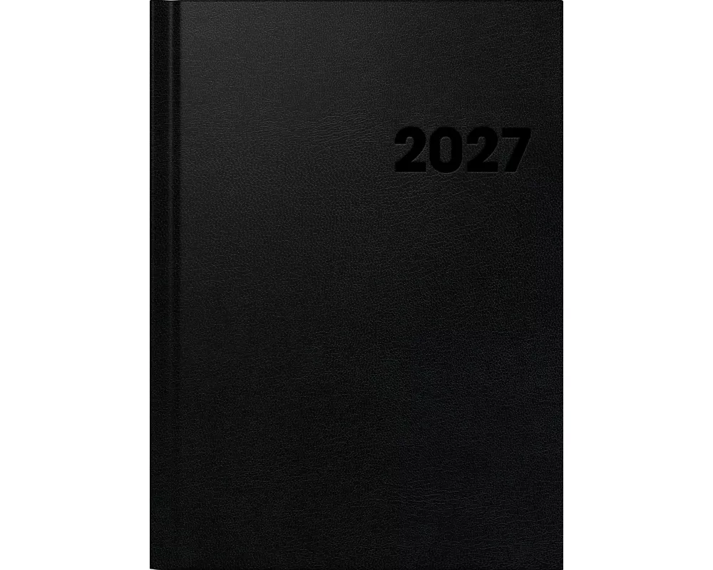 BRUNNEN 1078160907 Buchkalender Premium Mod. 781 2027 A4, Kunststoff, schwarz