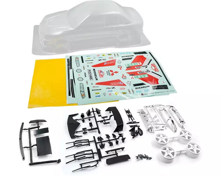 Yeah Racing Karosserie Lancer Evo IV 1:10 unlackiert