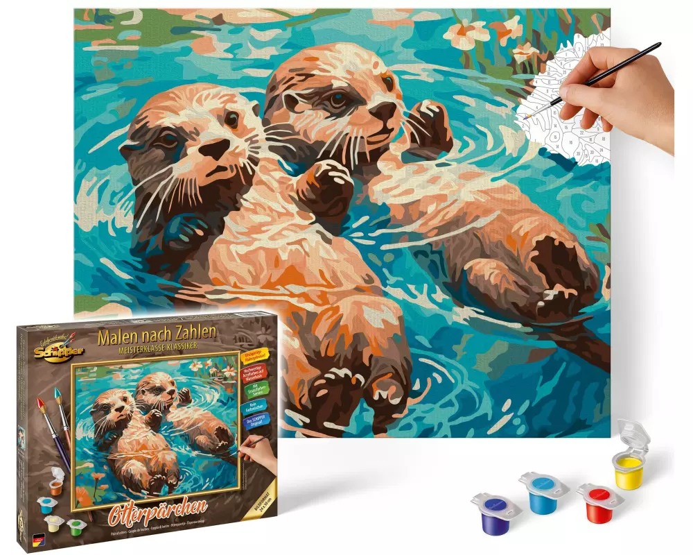 Schipper Malen nach Zahlen Otterpärchen