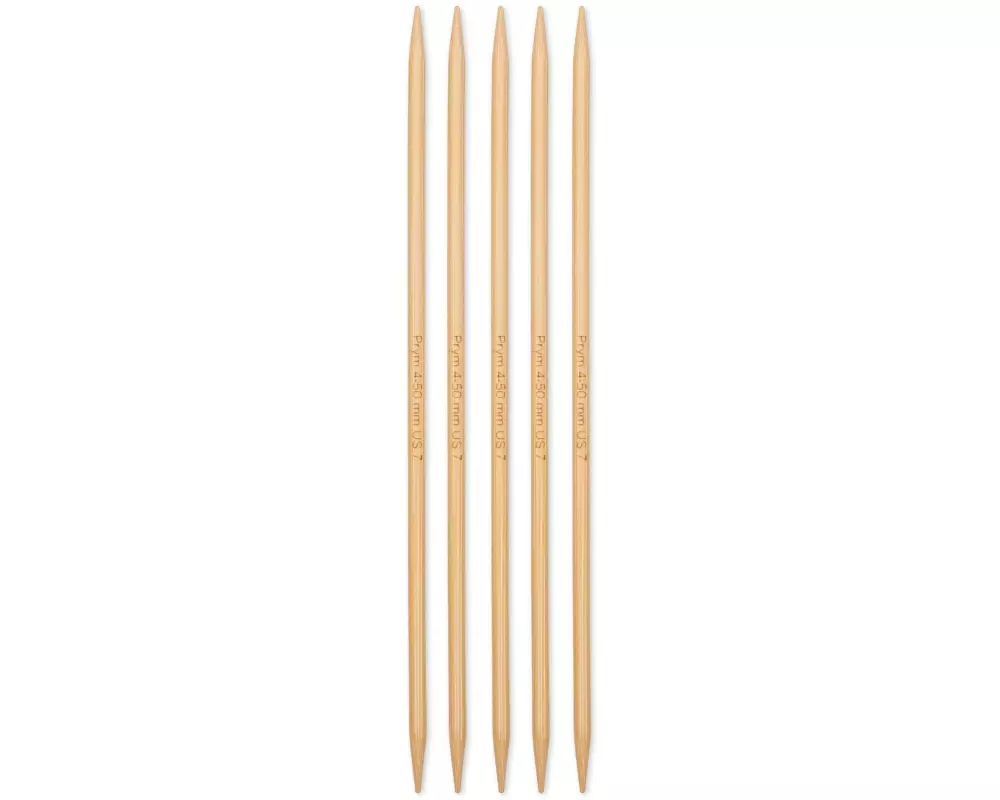 Prym 1530 Strumpfstricknadel BAMBUS 4.50 mm, 20 cm