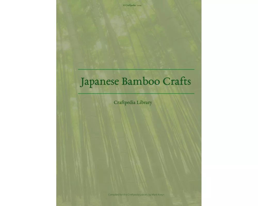 Japanese Bamboo Crafts