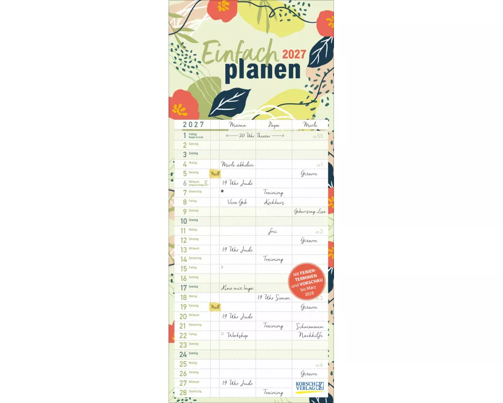 Einfach planen 2027