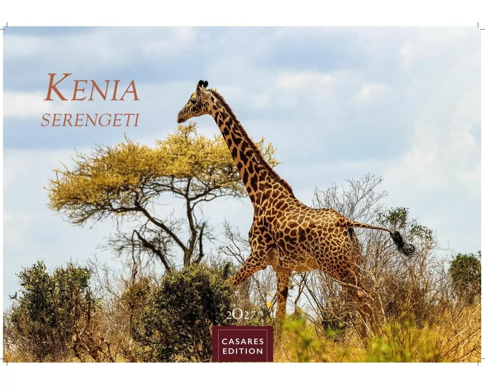 Kenia & Serengheti Kalender 2027 - Wandkalender | Fotokalender Afrika 35x50cm - Wunderschöne Tierkalender- und Naturschutzfotos
