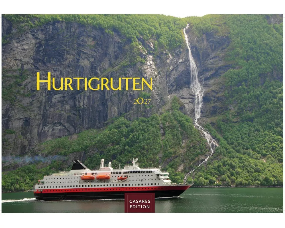 Hurtigruten Kalender 2027 - Wandkalender | Fotokalender Nordeuropa 35x50cm Grosses Format - Atemberaubende Natur- und Meereswelten, Abenteuer & Nature
