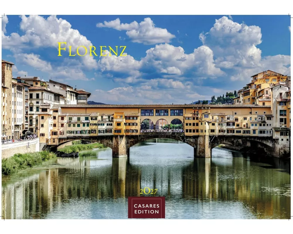 Florenz Kalender 2027 - Wandkalender | Fotokalender Italien 24x35 cm - Toskana Flair für ihr Zuhause