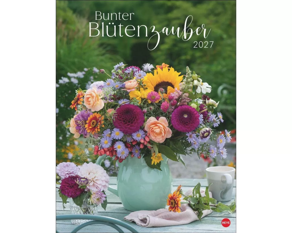 Bunter Blütenzauber Posterkalender 2027