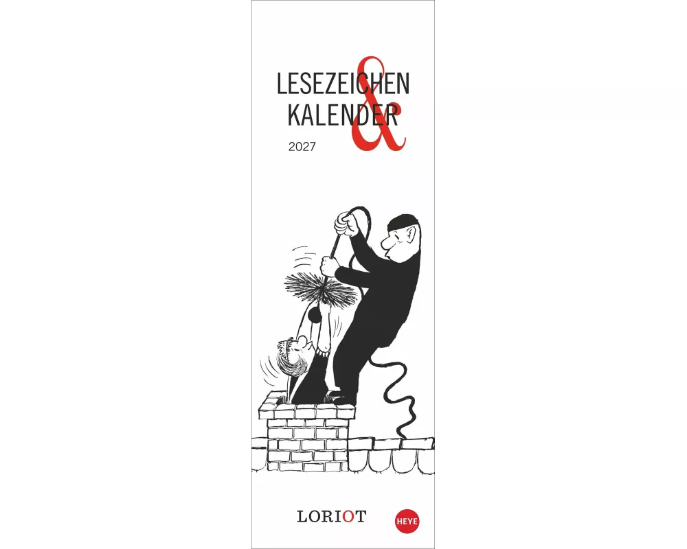 Loriot Lesezeichen & Kalender 2027