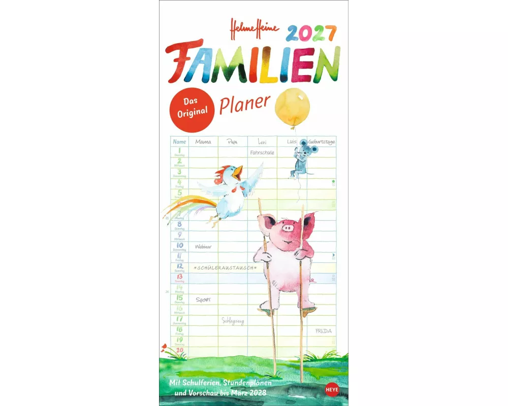 Helme Heine: Familienplaner 2027
