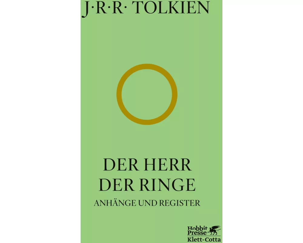 Der Herr der Ringe - Anhänge und Register