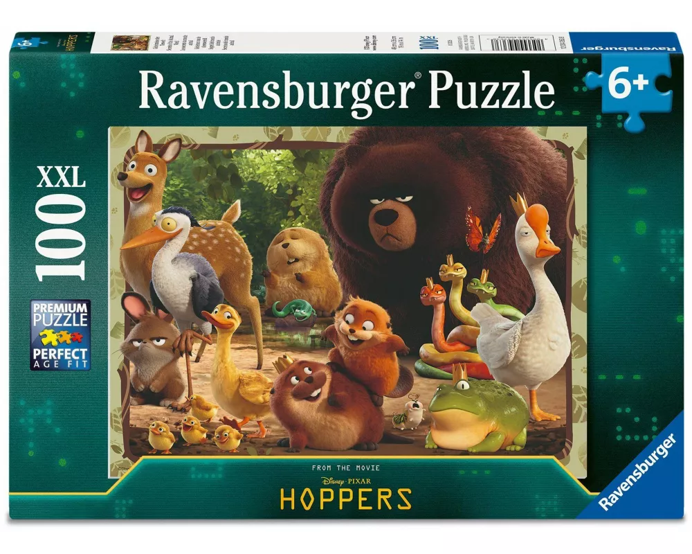 Kinderpuzzle 100 XXL Teile - Geheimnisse der Tierwelt