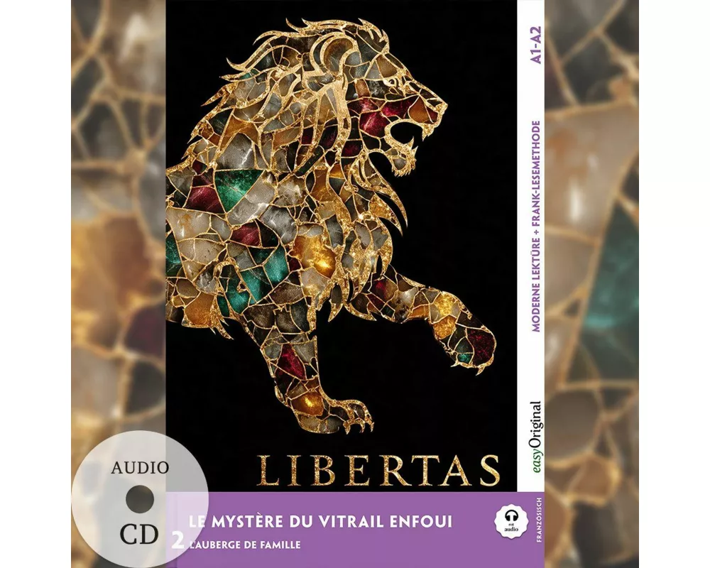 Le Mystère du Vitrail Enfoui - Französische Krimi-Lektüre A1-A2 (+ Audio-CD)