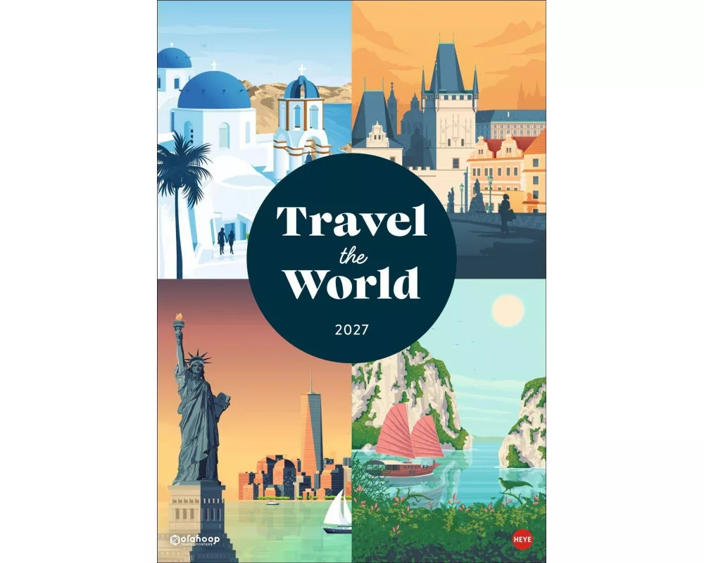 Travel the World Posterkalender 2027