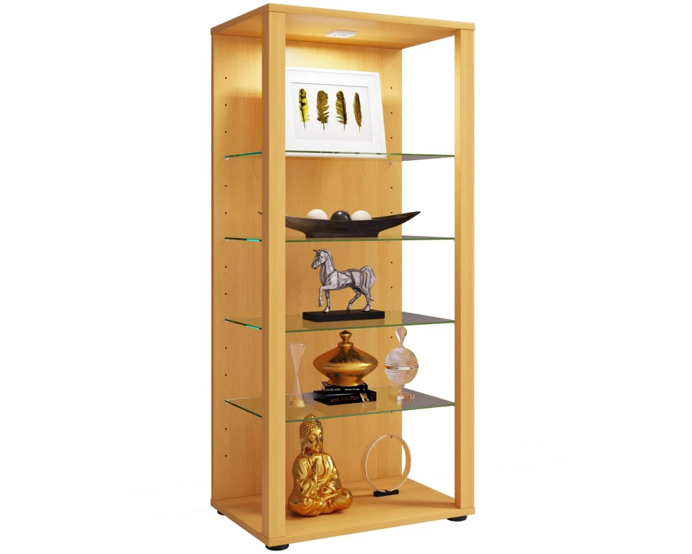 VCM Vitrine Glasol III 52 x 115 cm, Buche