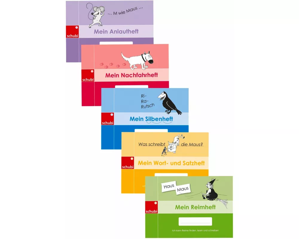 Selbstlernhefte für den Anfangs- und Förderunterricht. Set mit 5 Heften