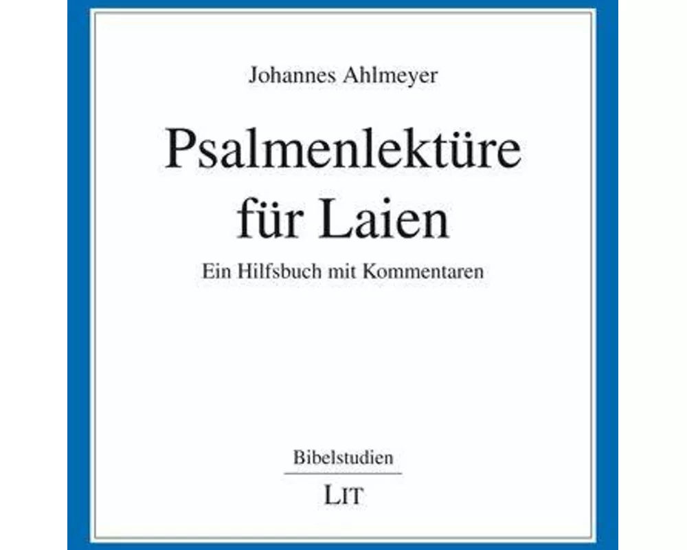 Psalmenlektüre für Laien