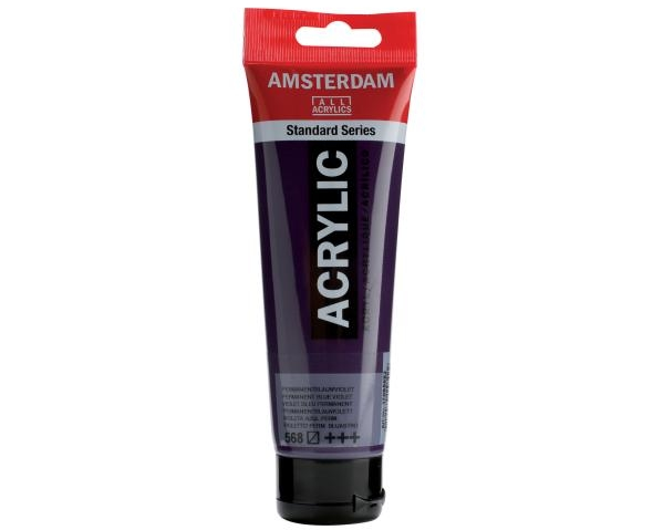 AMSTERDAM Acrylfarbe 120ml 17095682 p.blauviol. 568