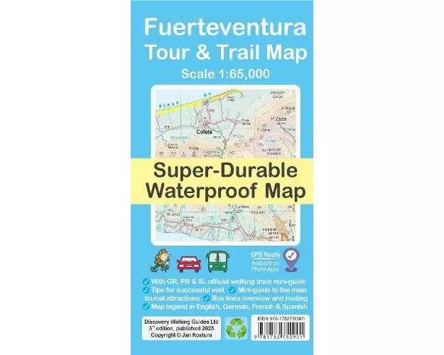 Fuerteventura Tour & Trail Map (3rd edition)