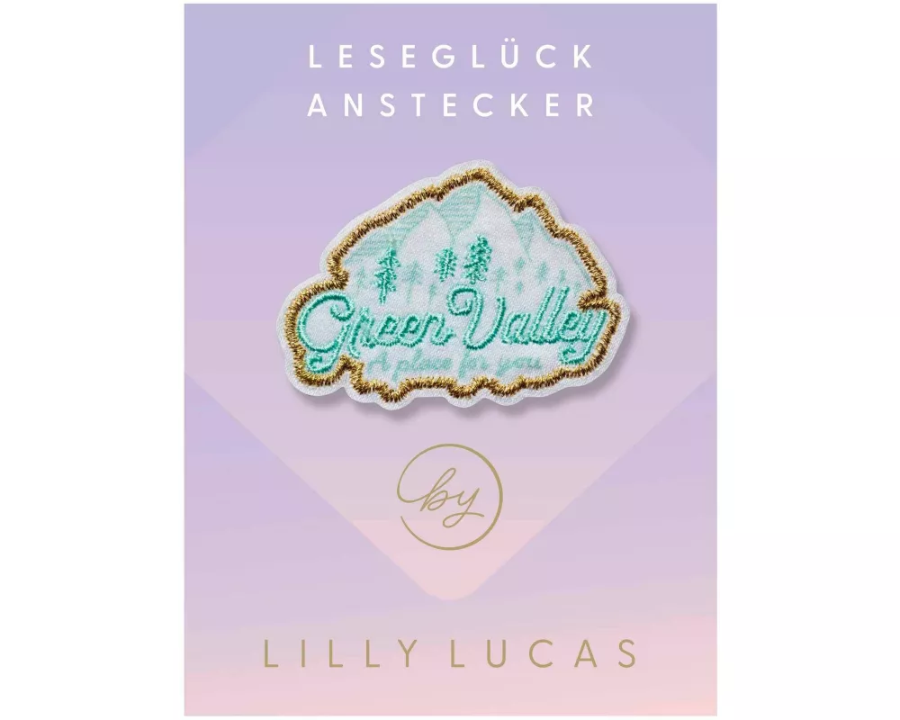 Leseglück-Anstecker »Green Valley – a place for you«
