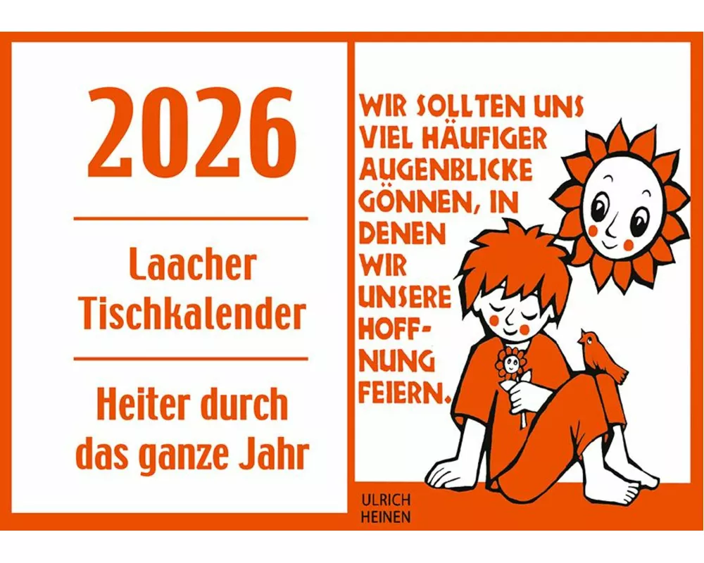 Laacher Tischkalender Heiter durch das Jahr 2026