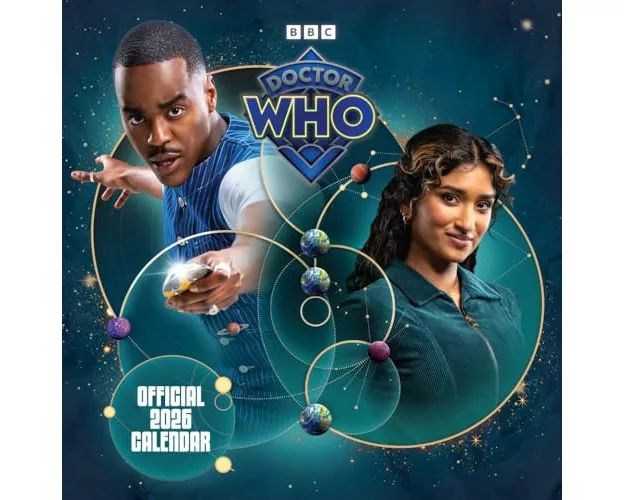 Doctor Who The 15th Doctor 2026 Square Calendar
