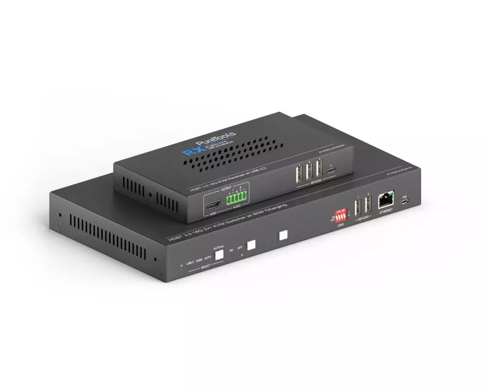 PureLink PureTools Presentation Switcher PT-PSW-21KVM Multiformat HDBaseT, Set
