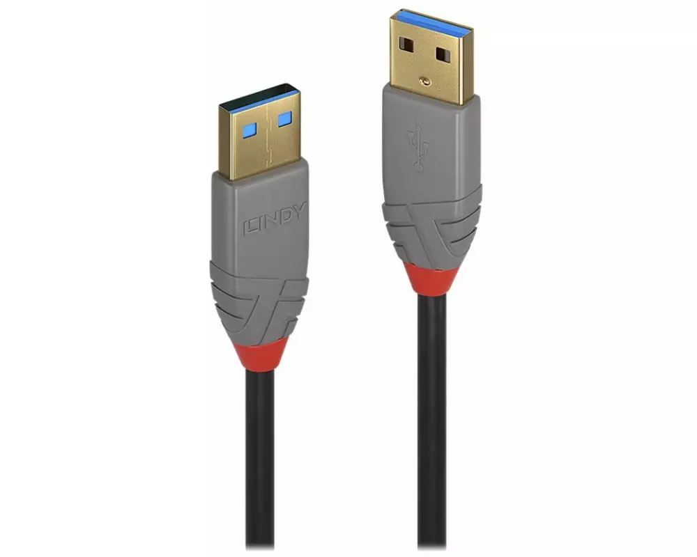LINDY Anthra Line USB Cable, USB 3.0, USB/A-USB/A M-M, 1m