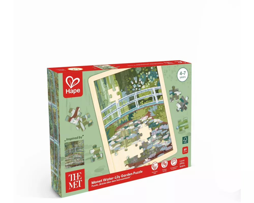 The Met: Puzzle "Brücke über dem Seerosenteich" - 48 Teile