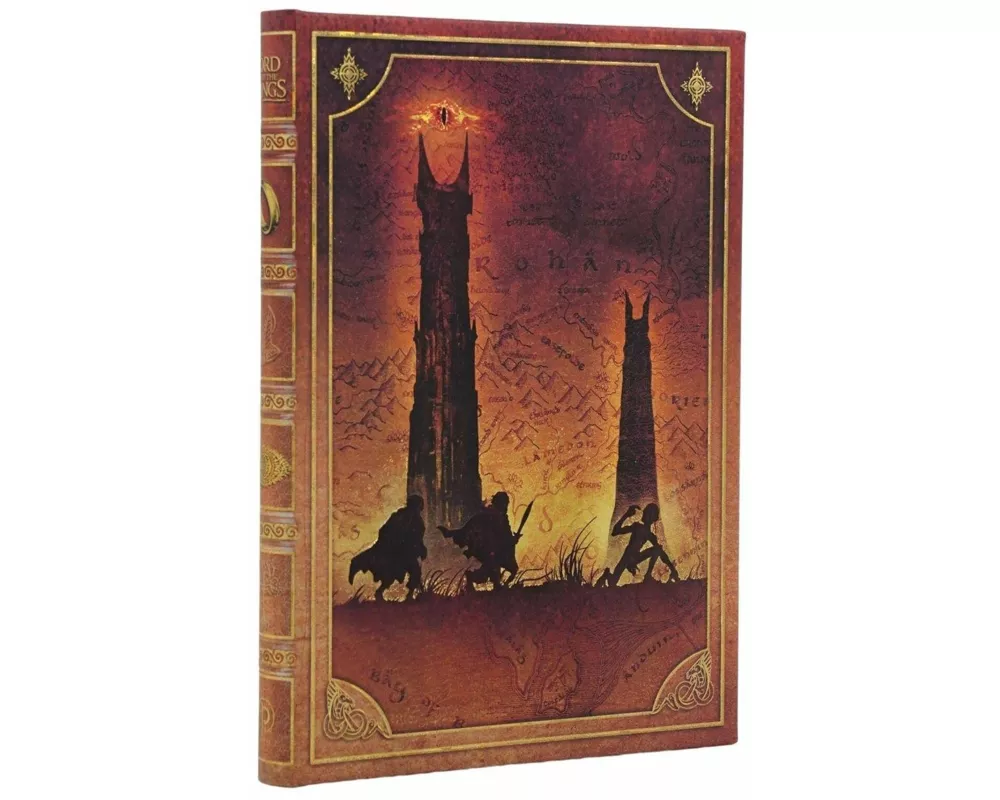 The Quest Continues (The Lord of the Rings Collection) Journal Midi Lined (Elastic Band Closure)