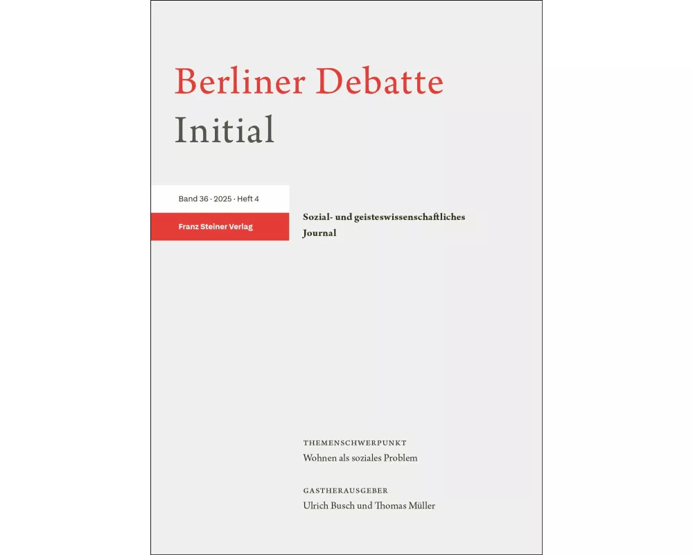 Berliner Debatte Initial 36 (2025) 4