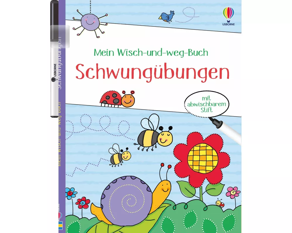 Mein Wisch-und-weg-Buch: Schwungübungen