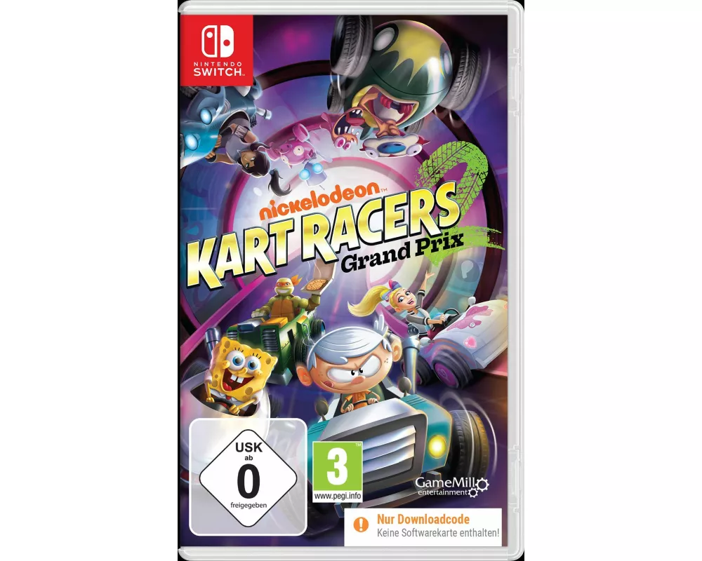 Nickelodeon Kart Racers 2 - Grand Prix (Code in Box - Nintendo Switch)